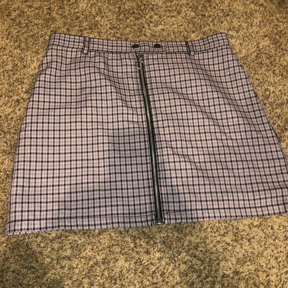 Plaid Mini Skirt
